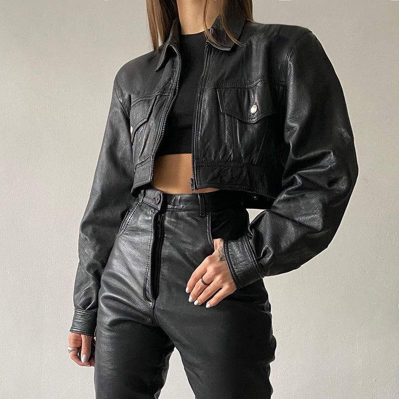 Ladies Fashionabl,e New Street Trend Motorcycle Jacket.