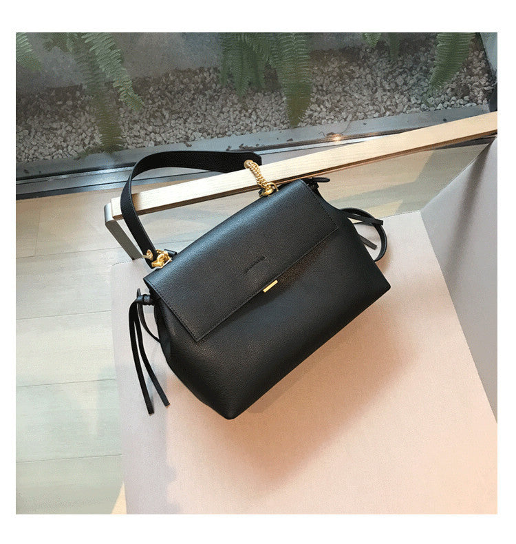 Women's Large-capacity Handbag Cowhide Leather Single-shoulder Bag