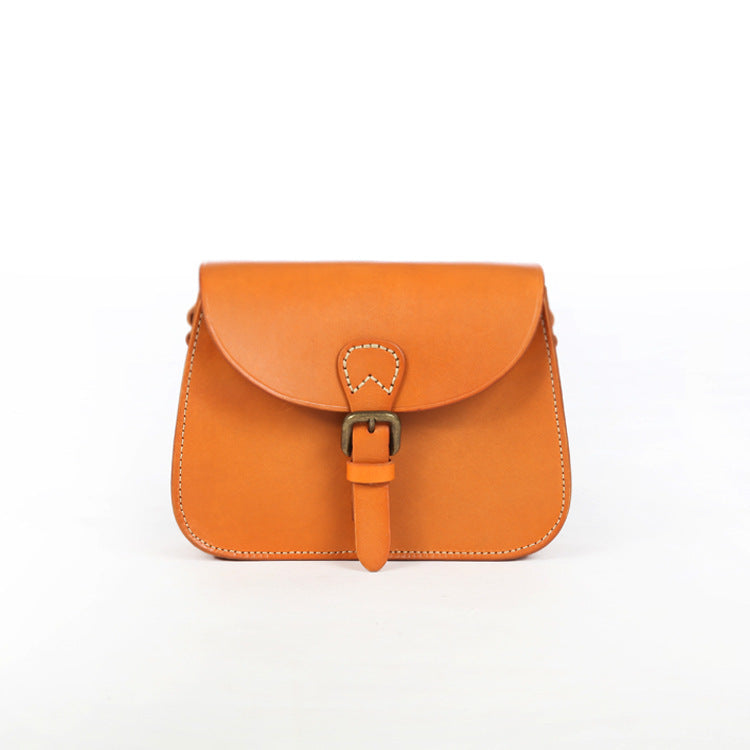 Real Full-grain Leather Crossbody Bag