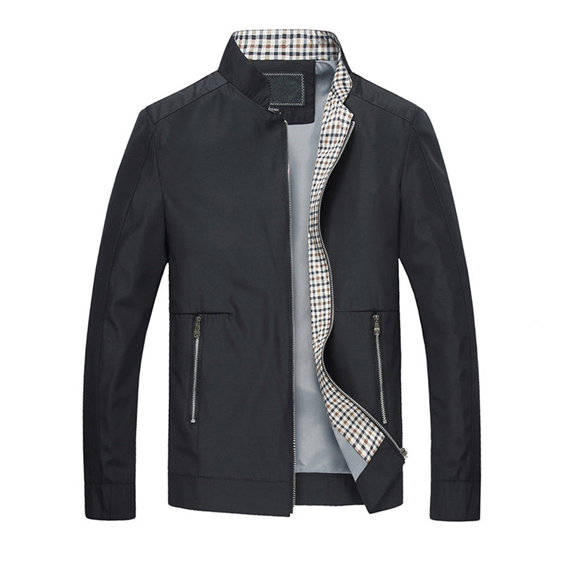Casual Men's Jacket, Bomber, Solid Sportswear Men's Jackets