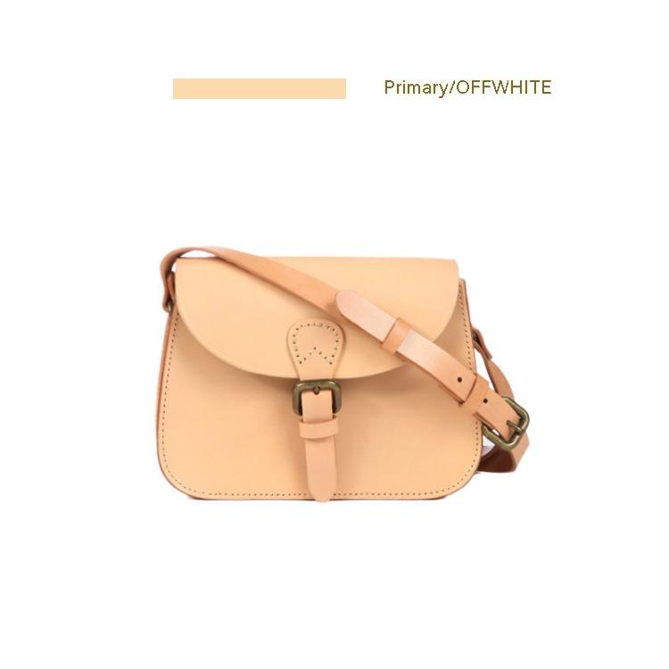 Real Full-grain Leather Crossbody Bag