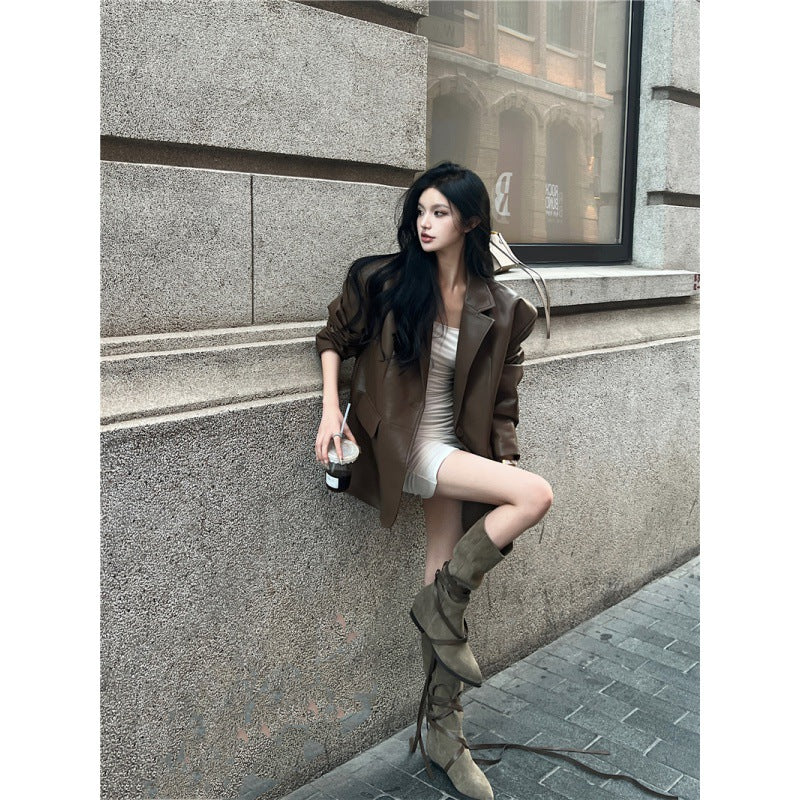 Spring Explosive Street Style Loose Cardigan Jacket