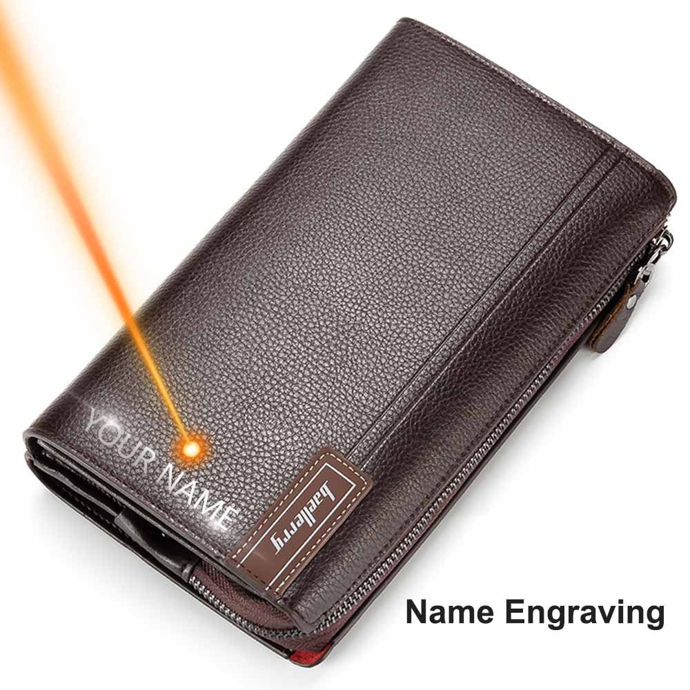 Men's Wallets, Cell Phone, Pass-card, High Quality Multifunction Wallet.