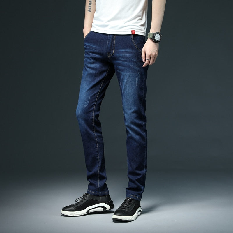 New, Men's Skinny White Jeans.