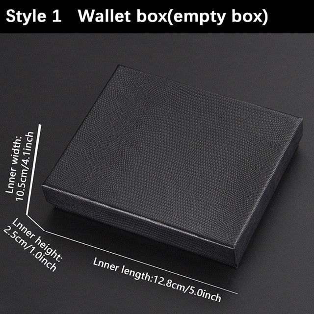 Men High Quality PU Leather Wallet.