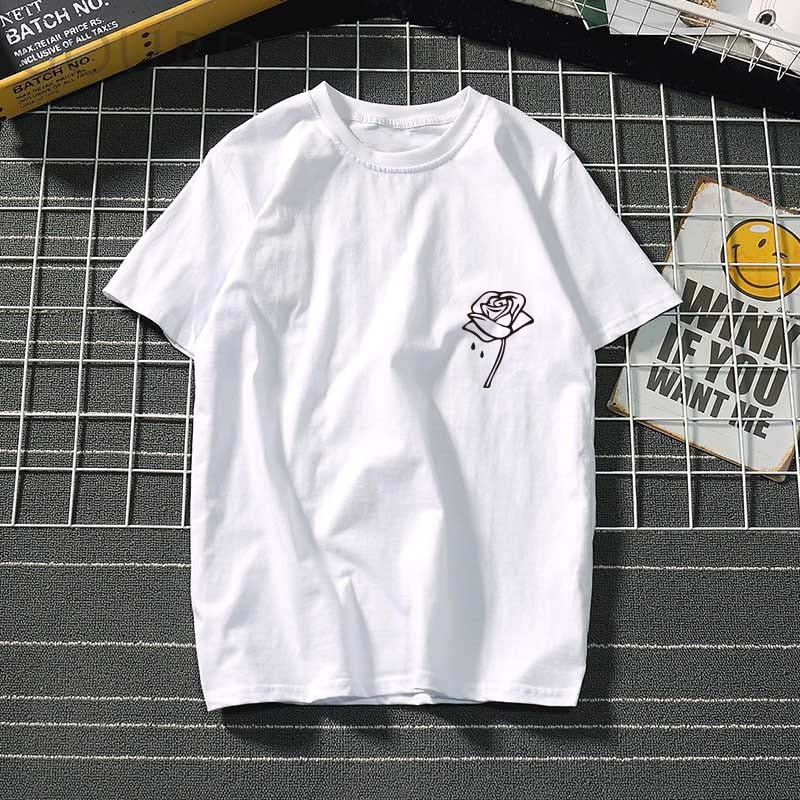 Women's t-shirt Harajuku love t shirt women feminina ladies Than heart ulzzang graphic t shirts women 2023 summer femme clothes