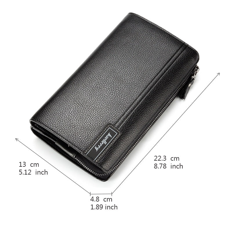 Men's Wallets, Cell Phone, Pass-card, High Quality Multifunction Wallet.
