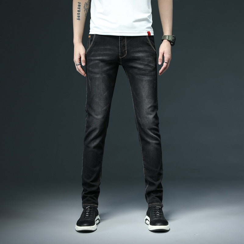 New, Men's Skinny White Jeans.