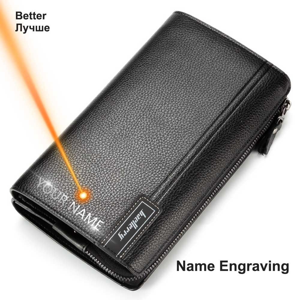 Men's Wallets, Cell Phone, Pass-card, High Quality Multifunction Wallet.