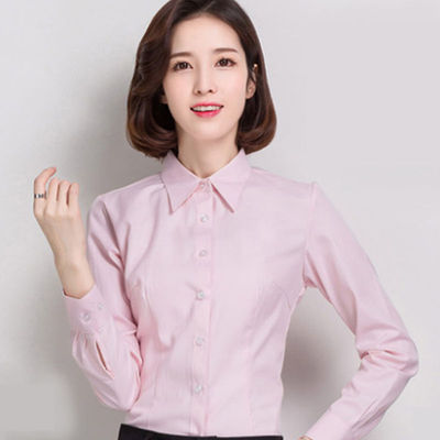 Women's White, Long Sleeve Blouse. 2023 Fashion, Elegant Woman's Clothing.