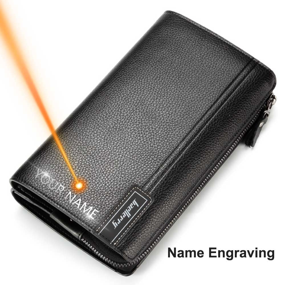 Men's Wallets, Cell Phone, Pass-card, High Quality Multifunction Wallet.