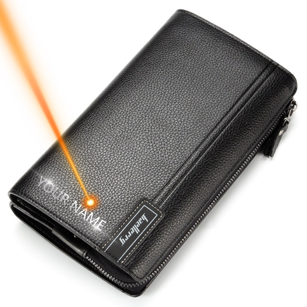 Men's Wallets, Cell Phone, Pass-card, High Quality Multifunction Wallet.