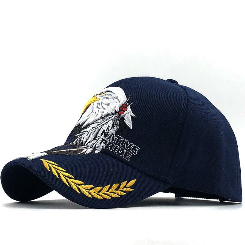 Patriotic American Eagle and American Flag Baseball Cap USA 3D Embroidery