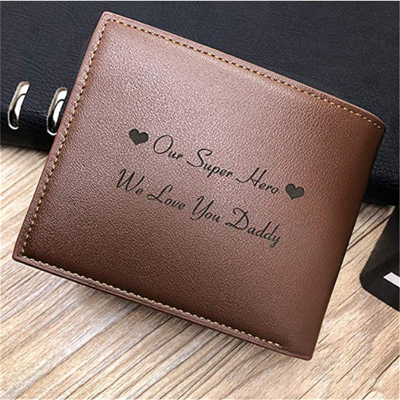 Men High Quality PU Leather Wallet.
