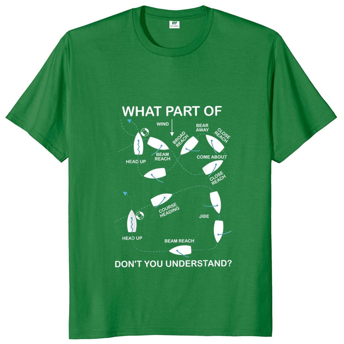 What Part Of Ship Don't You Understand T Shirt Funny Sailing Ship Lovers Gift Tee Tops Casual Unisex Cotton T-shirts EU Size