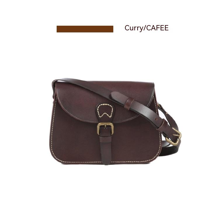 Real Full-grain Leather Crossbody Bag