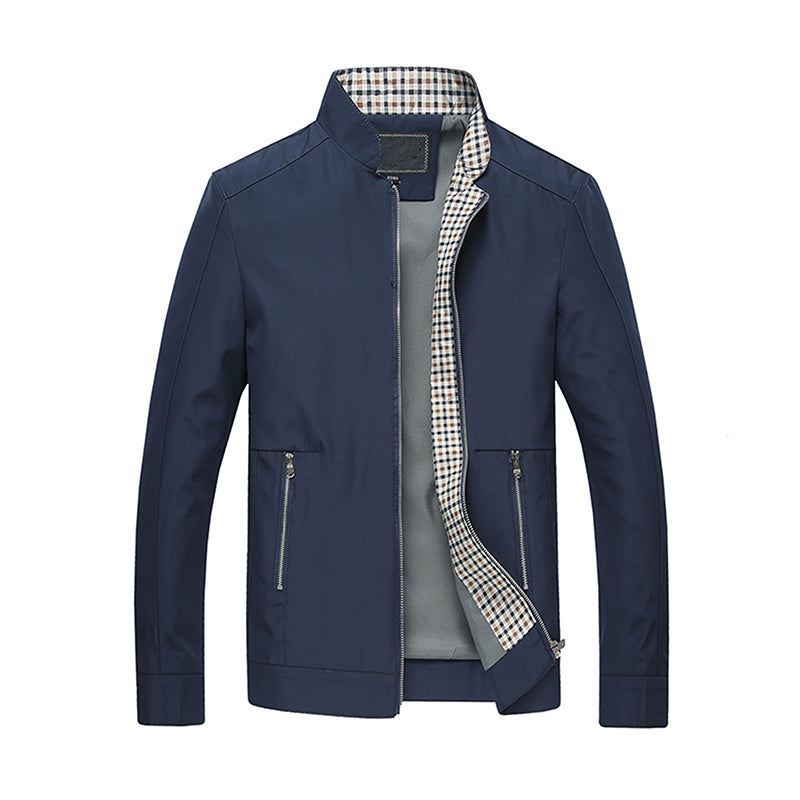 Casual Men's Jacket, Bomber, Solid Sportswear Men's Jackets