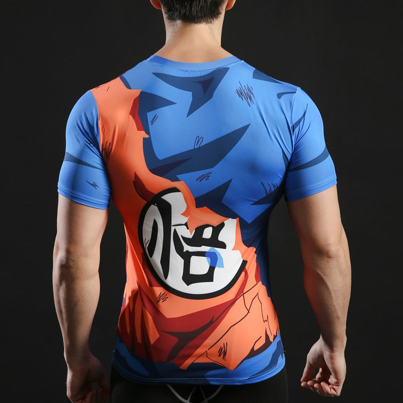 Bodybuilding Quick drying Compression Men's Shirts.