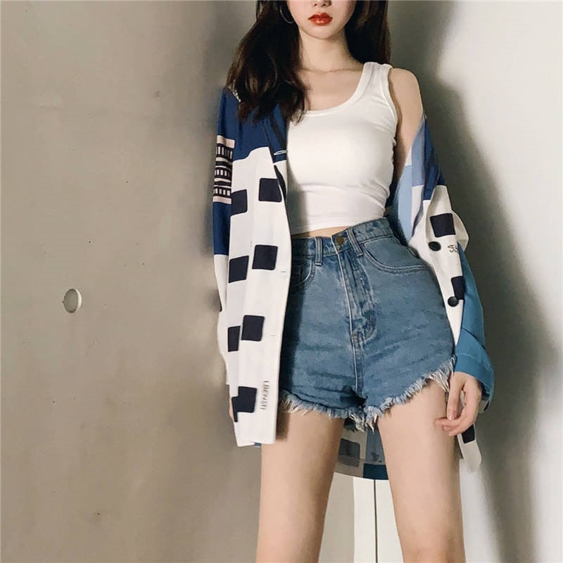 White Knitted Round Neck Women's T Shirt Sexy Sleeveless Camisole Crop Top.