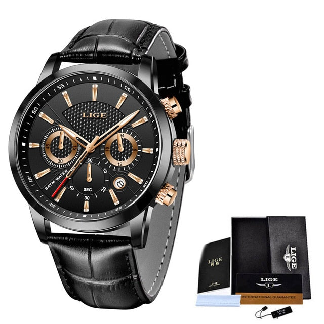 New Mens Waterproof Sport Automatic Date Quartz Watch