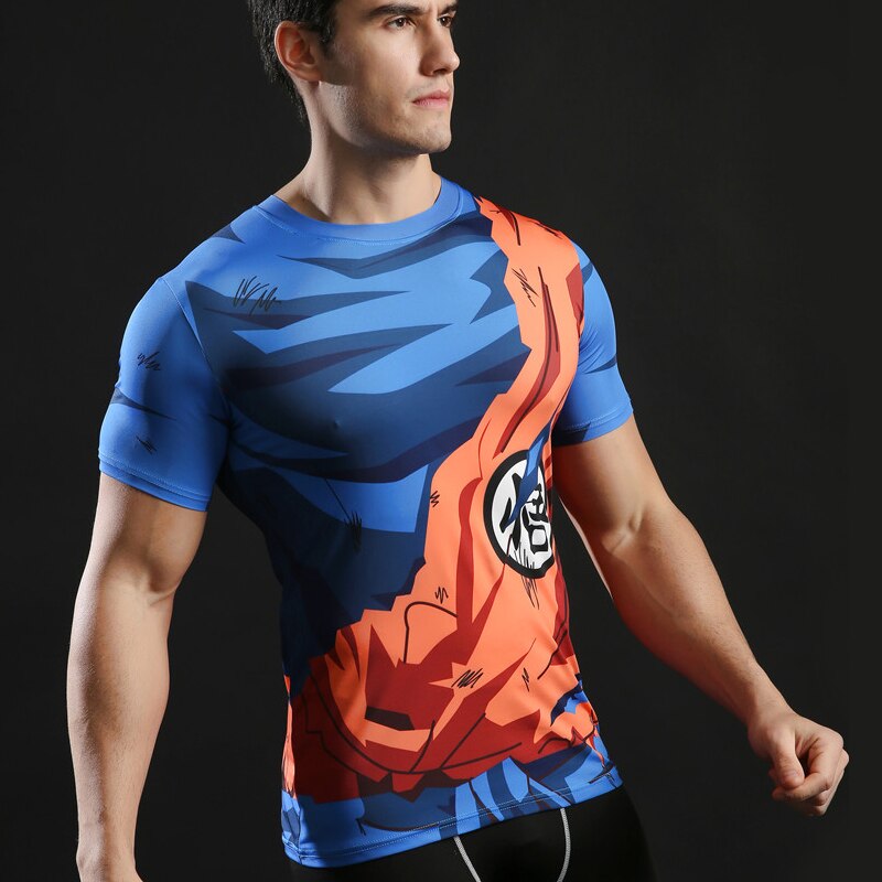 Bodybuilding Quick drying Compression Men's Shirts.