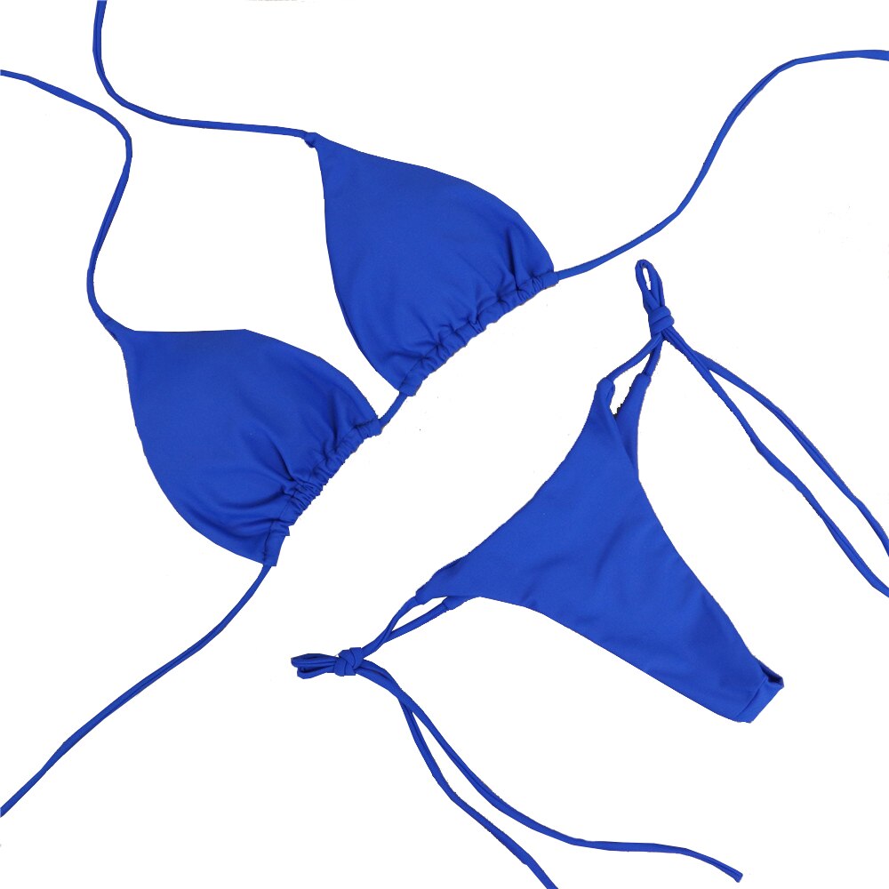 Women's, Sexy Brazilian Bikini Set Push-up Bra Thong G-String