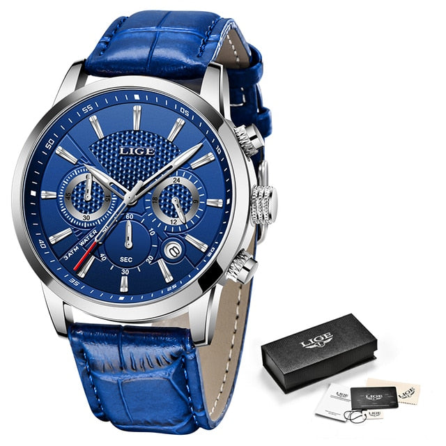 New Mens Waterproof Sport Automatic Date Quartz Watch