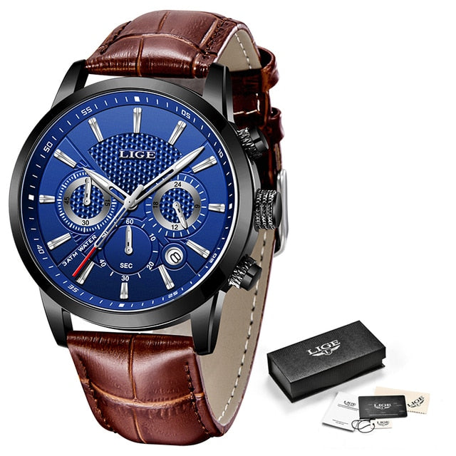 New Mens Waterproof Sport Automatic Date Quartz Watch