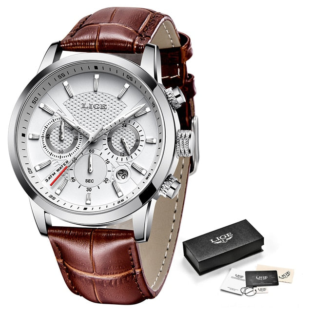 New Mens Waterproof Sport Automatic Date Quartz Watch
