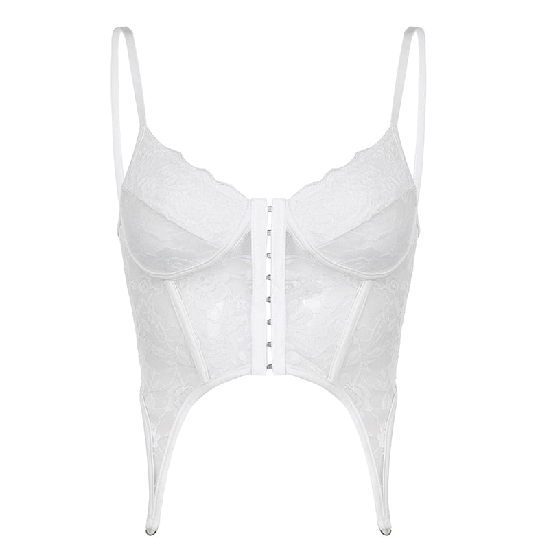 Rapcopter y2k Lace Crop Top Butterfly Lace Up Backless Sexy Corset Top Vintage Party Pin Breasted Sweats Women Beach Mini Vests