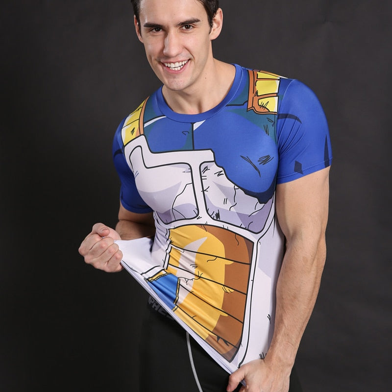 Bodybuilding Quick drying Compression Men's Shirts.