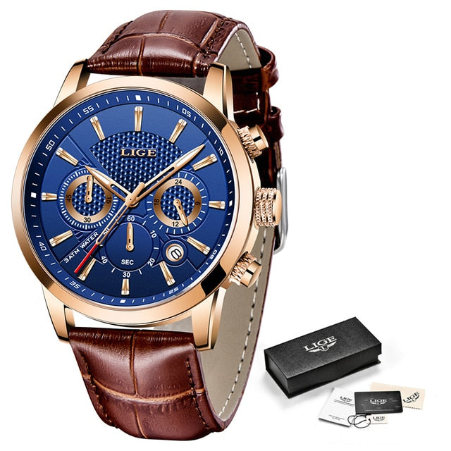 New Mens Waterproof Sport Automatic Date Quartz Watch