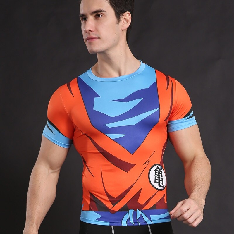 Bodybuilding Quick drying Compression Men's Shirts.