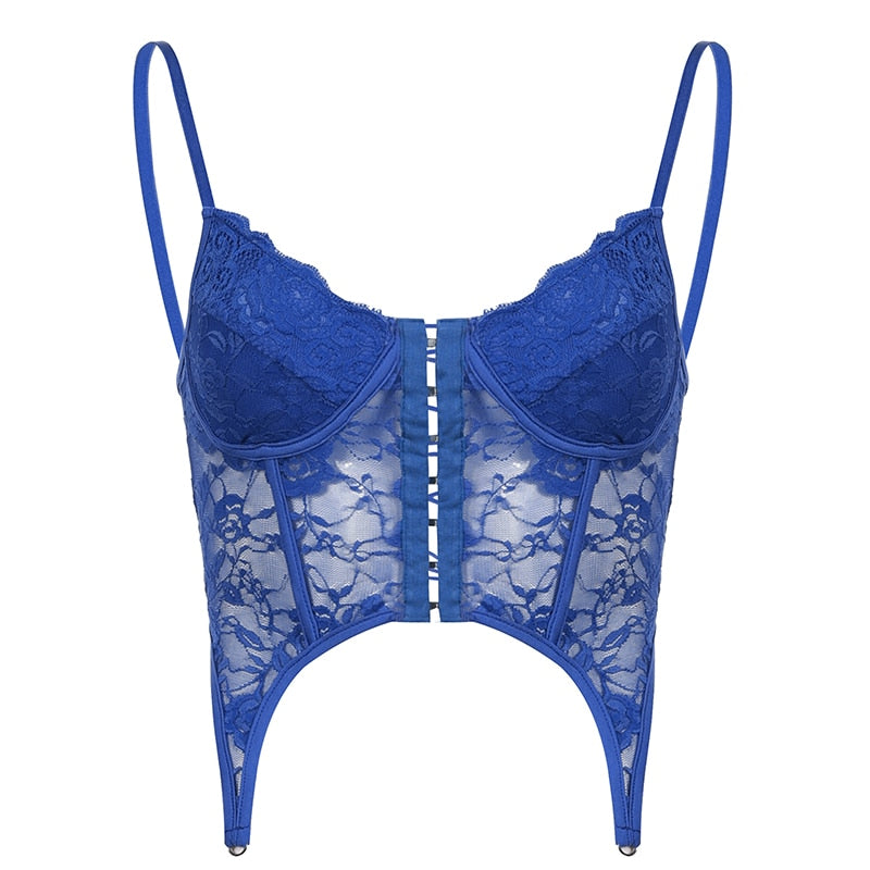 Rapcopter y2k Lace Crop Top Butterfly Lace Up Backless Sexy Corset Top Vintage Party Pin Breasted Sweats Women Beach Mini Vests