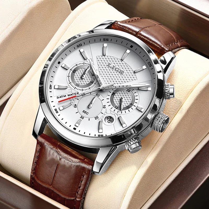New Mens Waterproof Sport Automatic Date Quartz Watch