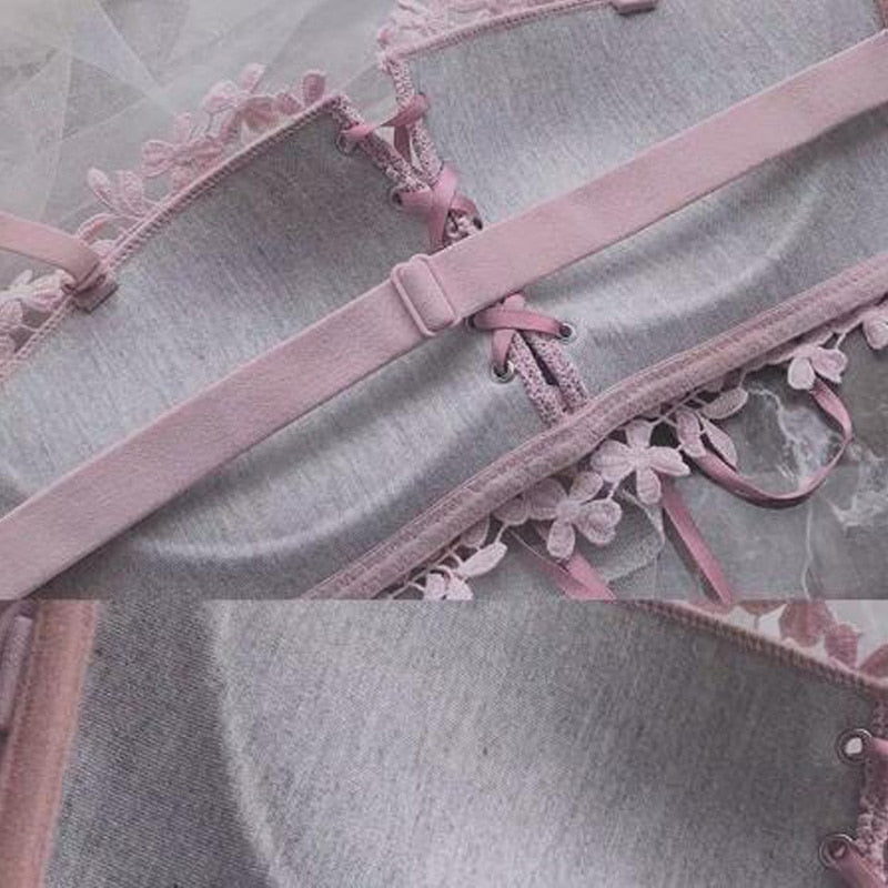 Ladies Floral Embroidery Bras.