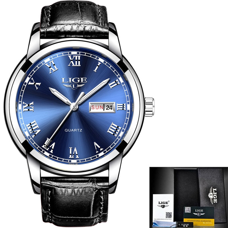 New Mens Waterproof Sport Automatic Date Quartz Watch