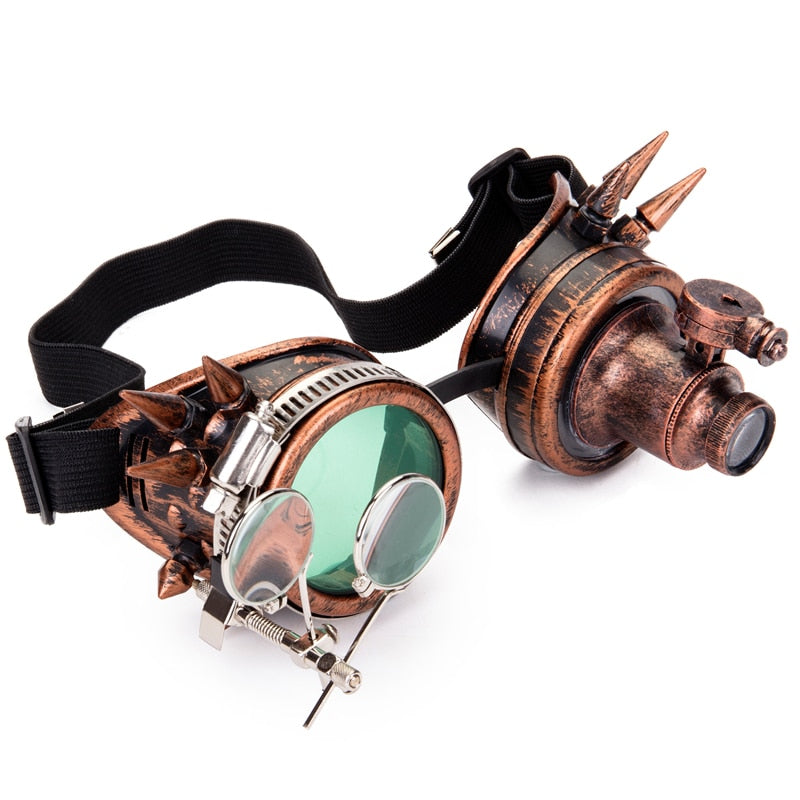 Men/Women steampunk Gothic googles Sunglass