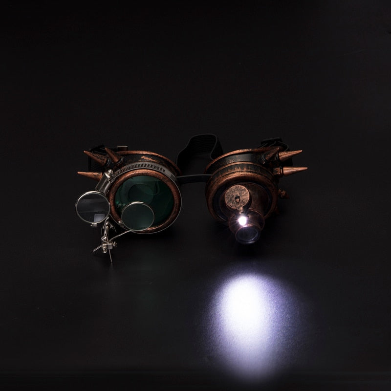 Men/Women steampunk Gothic googles Sunglass