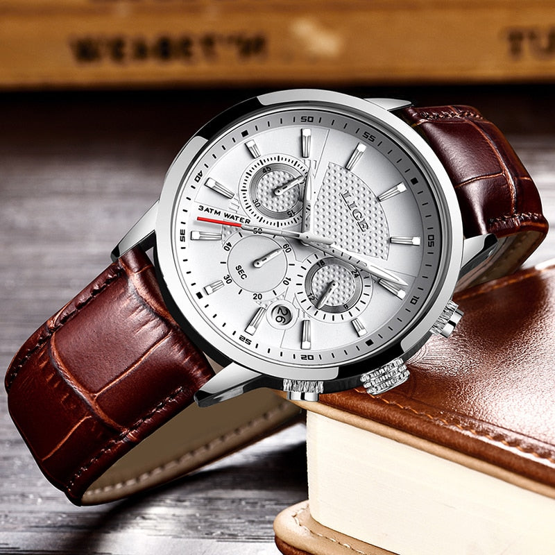 New Mens Waterproof Sport Automatic Date Quartz Watch