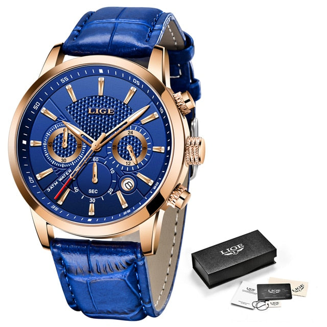 New Mens Waterproof Sport Automatic Date Quartz Watch
