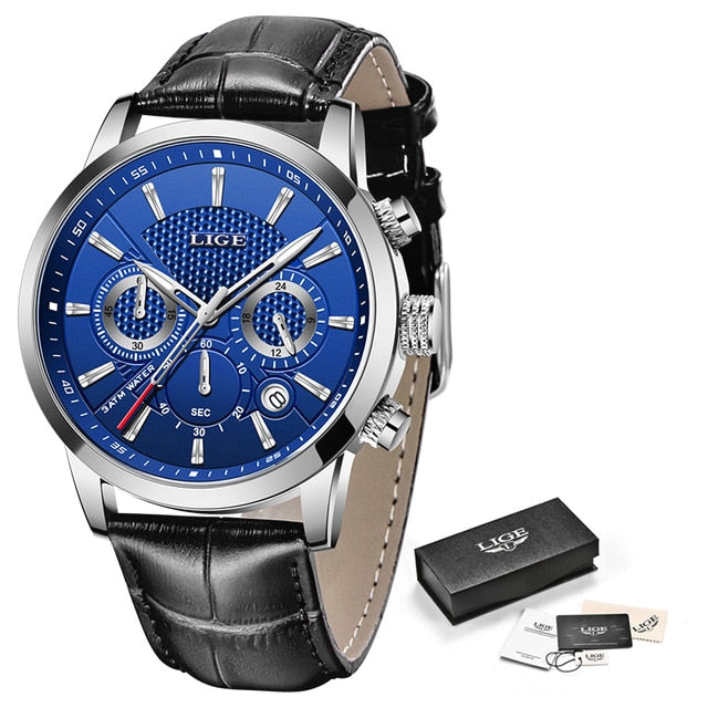 New Mens Waterproof Sport Automatic Date Quartz Watch