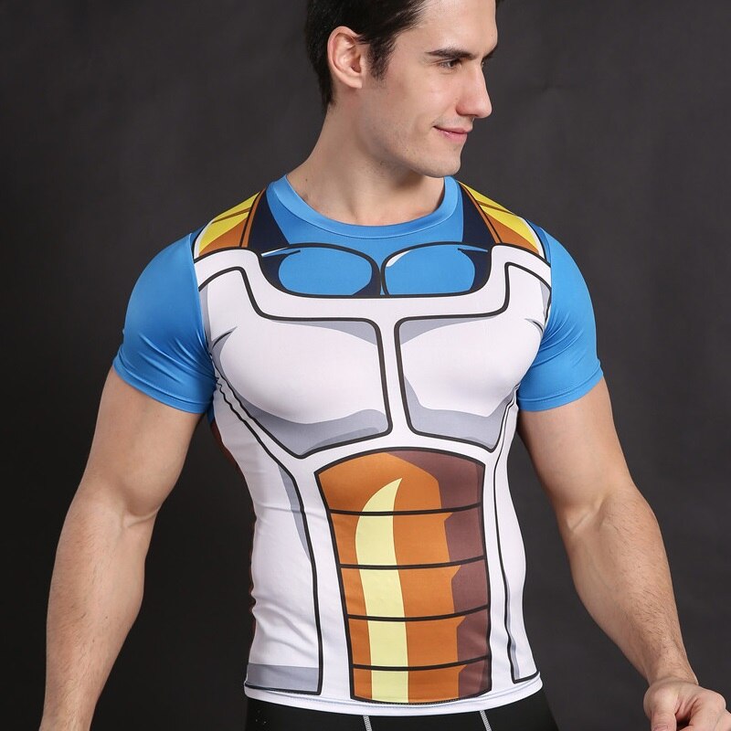 Bodybuilding Quick drying Compression Men's Shirts.