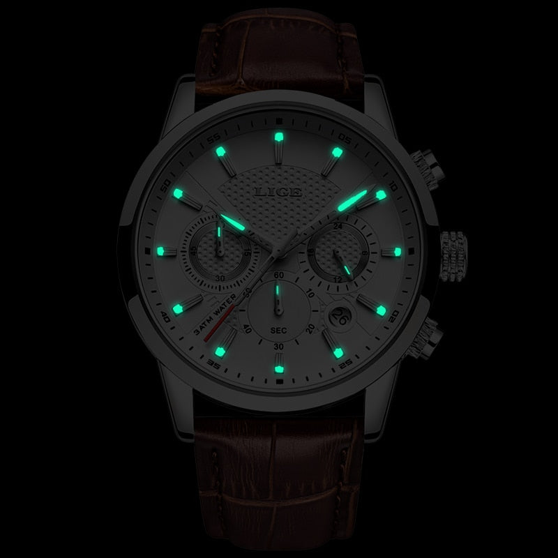 New Mens Waterproof Sport Automatic Date Quartz Watch