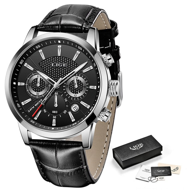 New Mens Waterproof Sport Automatic Date Quartz Watch