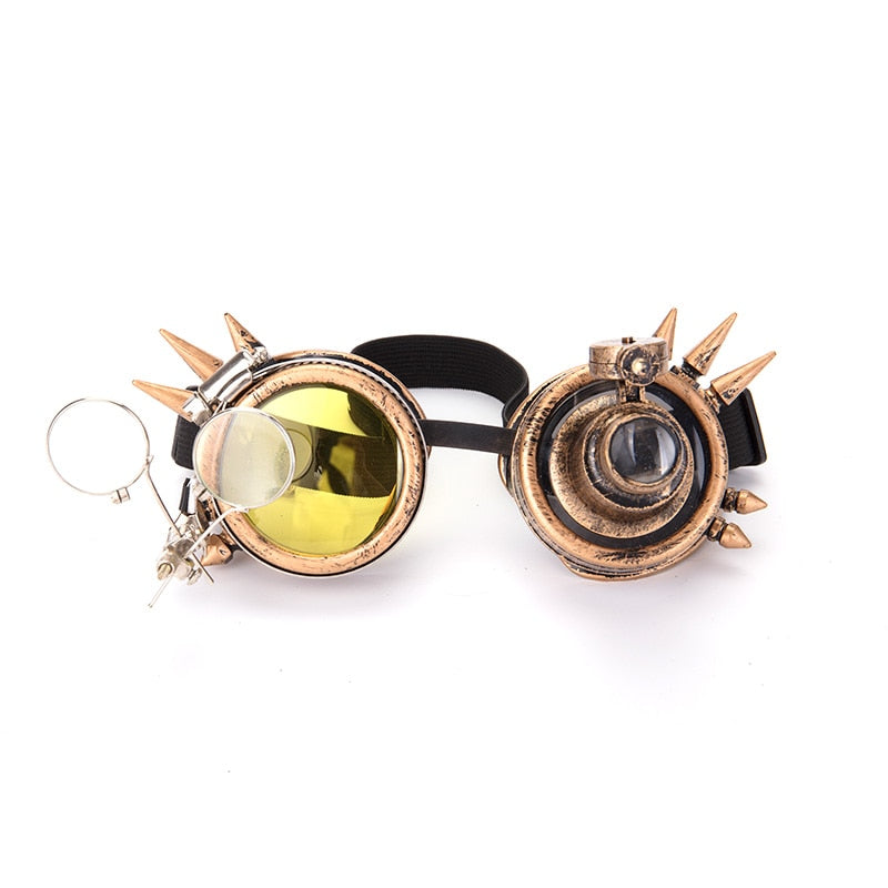 Men/Women steampunk Gothic googles Sunglass