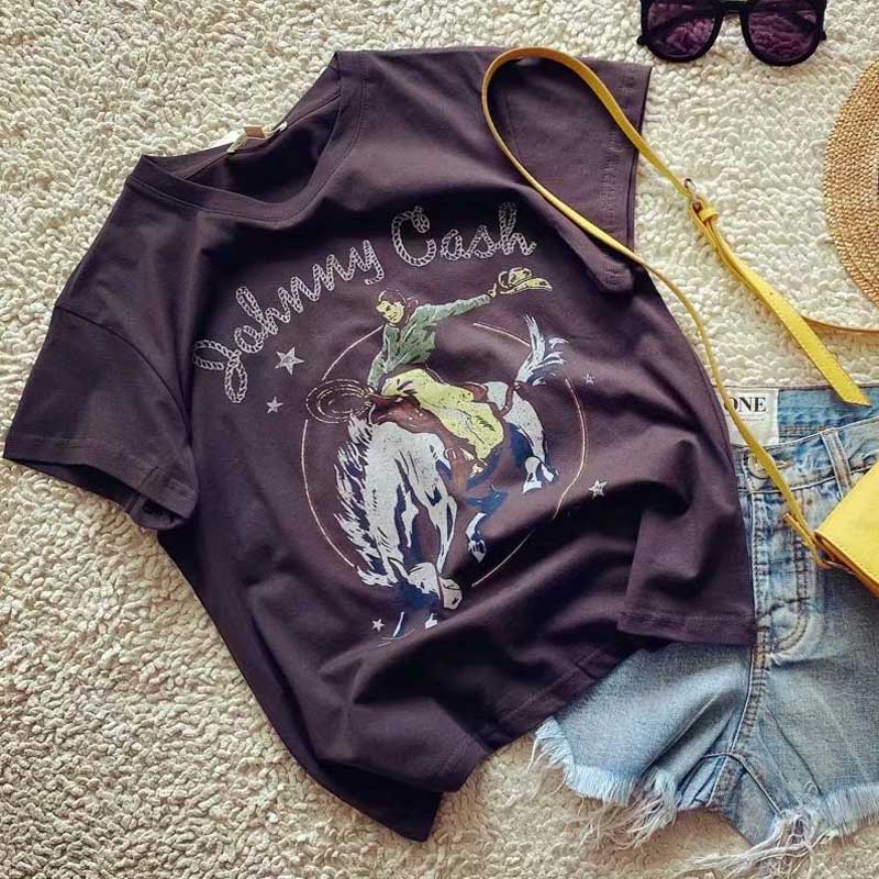 Super Chic Women's White Tee Short Sleeve Graphic Tees women 2020 new Summer basic casual T-Shirt camisetas mujer new women tops