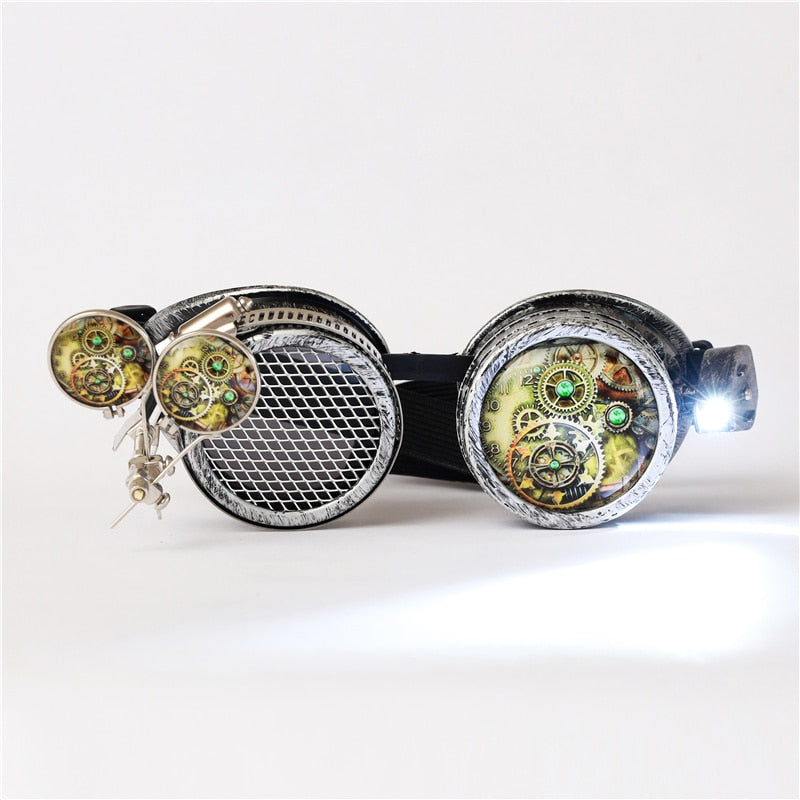 Men/Women steampunk Gothic googles Sunglass