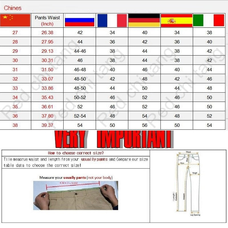 Men's Cotton Army Military Cargo Pants