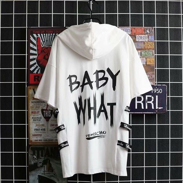 Men`s Street Style Lace Punk Gothic Pullover Designer Steampunk Hem Hip Hop Sweatshirts Shirts Tees